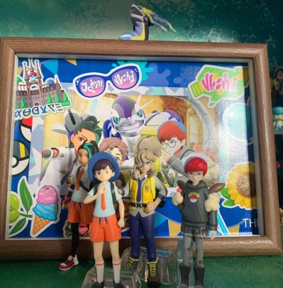 宝可梦比例世界 帕底亚地区  派帕+獒教父+刺甲贝