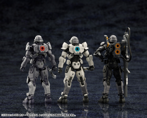 六角机牙 EX单元002 彩色六角 红色