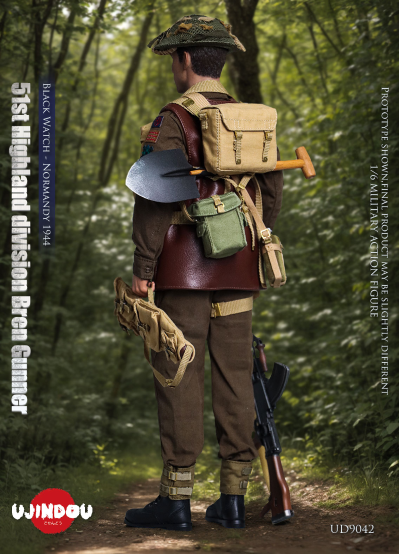 NO.UD9042 二战英军第51高地师布伦机枪手-诺曼底1944