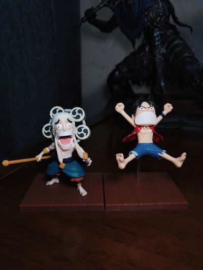 航海王 WCF名场面-蒙奇·D·路飞与艾尼路-