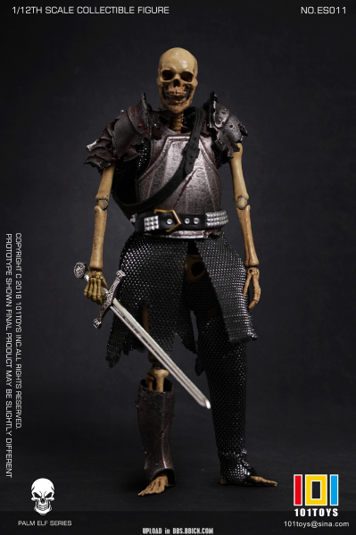 NO.ES011 掌上精灵系列 骷髅中世纪骑士B