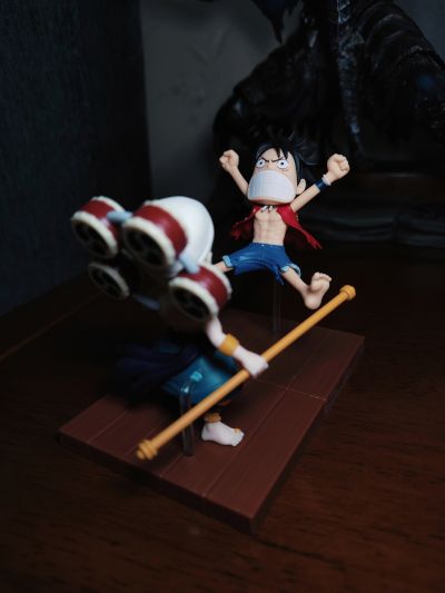 航海王 WCF名场面-蒙奇·D·路飞与艾尼路-