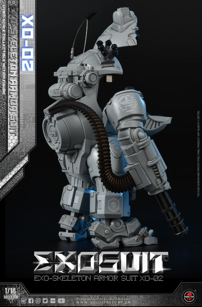 SSE002 1/18 EXO 外骨骼装甲服XO-02 可动收藏人偶