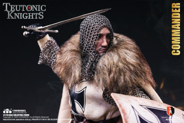 帝国系列 SE136 条顿骑士/指挥官（白铜版）