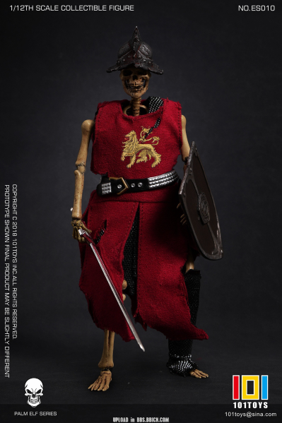 NO.ES010 掌上精灵系列 骷髅中世纪骑士A