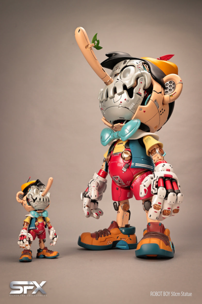 机器男孩 50cm雕像