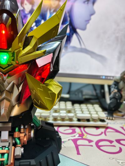 AMAKUNI机神 勇者王 终极任务 始源我王凯牙 头部观赏模型