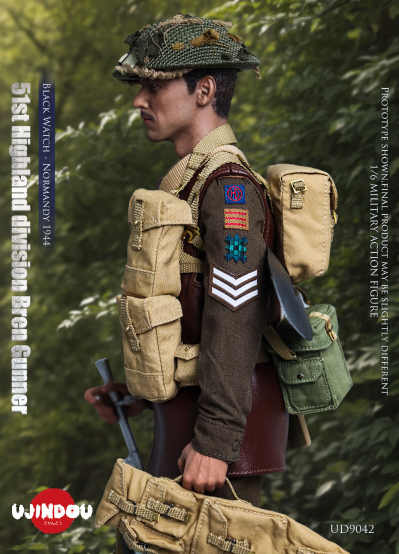 NO.UD9042 二战英军第51高地师布伦机枪手-诺曼底1944