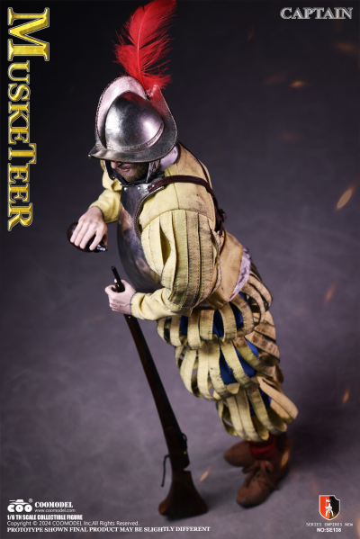 SE138 帝国系列-西班牙征服者火枪步兵长（白铜版）