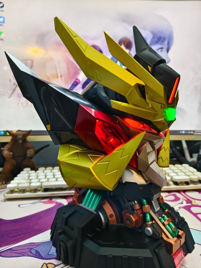 AMAKUNI机神 勇者王 终极任务 始源我王凯牙 头部观赏模型