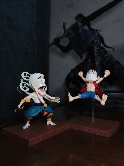 航海王 WCF名场面-蒙奇·D·路飞与艾尼路-