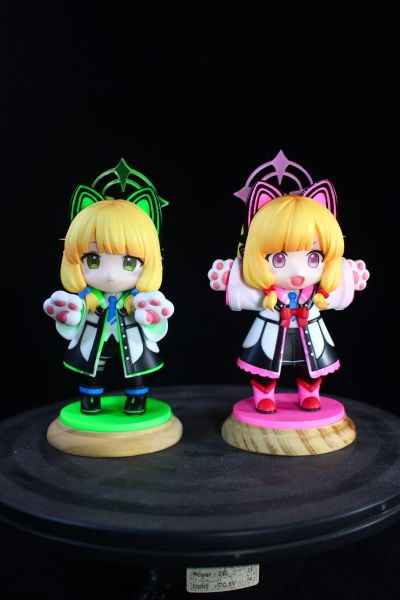 蔚蓝档案 才羽绿 SD猫咪ver