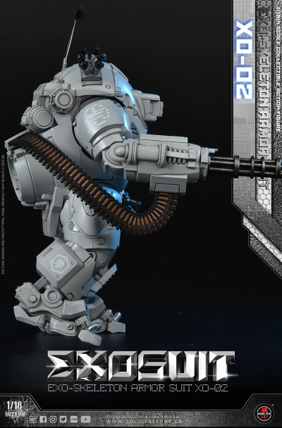 SSE002 1/18 EXO 外骨骼装甲服XO-02 可动收藏人偶