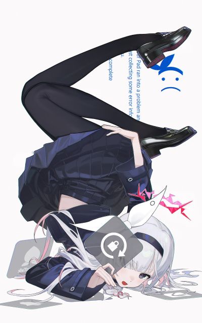 蔚蓝档案 ~普拉娜 旋转锁定.ver~ 未涂装GK套件