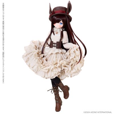 AOD526-IBC 艾莉丝收集 小型 伊绪/兔子茶会穿搭套装 ～酒心巧克力黑～ AZONE网上商店限定