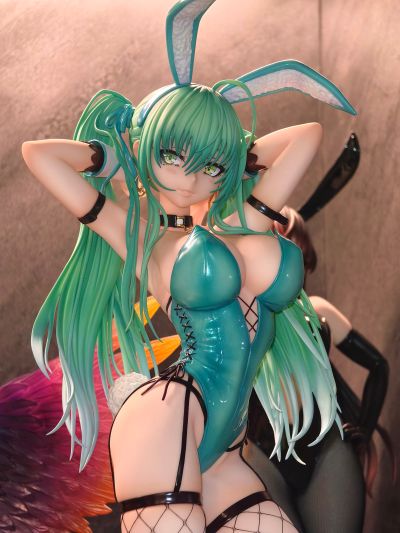 晴绿双马尾 兔女郎 布料丝袜版