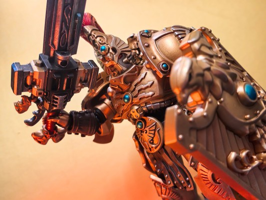 战锤40000 皇帝禁军 装备哨戒之刃和戍卫盾牌的禁军卫队