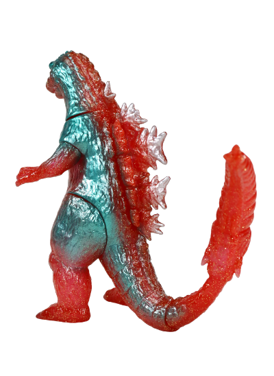 中等尺寸系列 哥斯拉（1964）复古红绿闪粉
