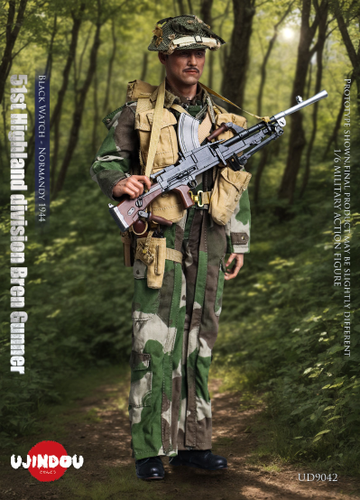 NO.UD9042 二战英军第51高地师布伦机枪手-诺曼底1944