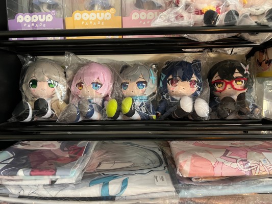 蔚蓝档案 Chocopuni 毛绒玩偶  黑见芹香/十六夜野宫/奥空绫音