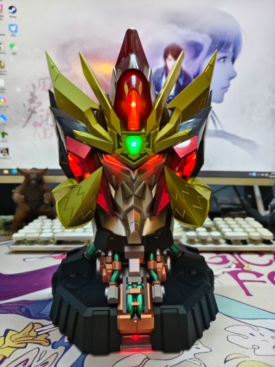 AMAKUNI机神 勇者王 终极任务 始源我王凯牙 头部观赏模型