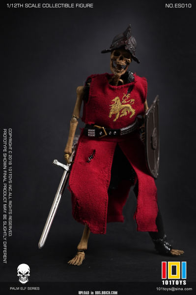 NO.ES010 掌上精灵系列 骷髅中世纪骑士A