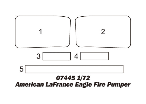 编号:07445 1/72 装甲车辆系列 美国“鹰”消防车