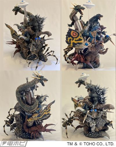 哥斯拉之终极战役 创意塑像