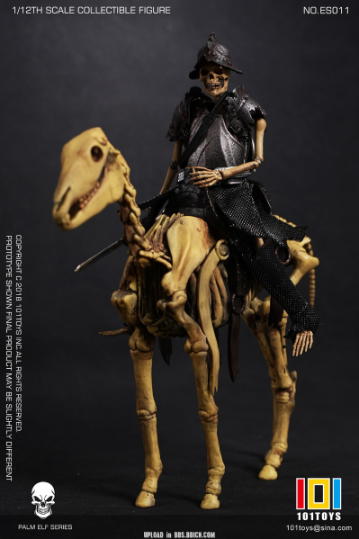 NO.ES011 掌上精灵系列 骷髅中世纪骑士B