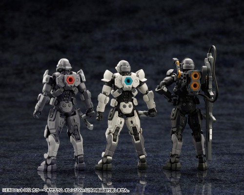 六角机牙 EX单元002 彩色六角 橙色