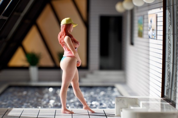 那个泳池 42版 模型场景