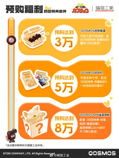 QOSMOS X 铁甲小宝 第五弹 呱呱蛙+丸子龙