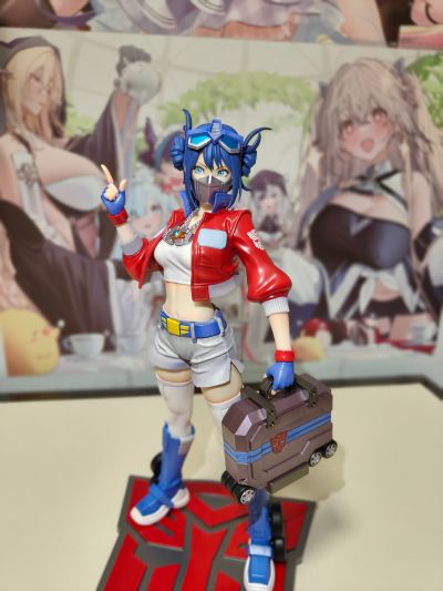 美少女雕像 变形金刚美少女 擎天柱