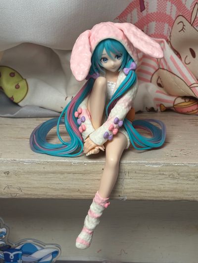 初音未来 压泡面人偶-兔耳睡衣-