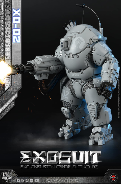 SSE002 1/18 EXO 外骨骼装甲服XO-02 可动收藏人偶