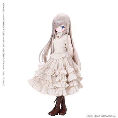 AOD526-IBM 艾莉丝收集 小型 伊绪/兔子茶会穿搭套装 ～月光银～ AZONE网上商店限定