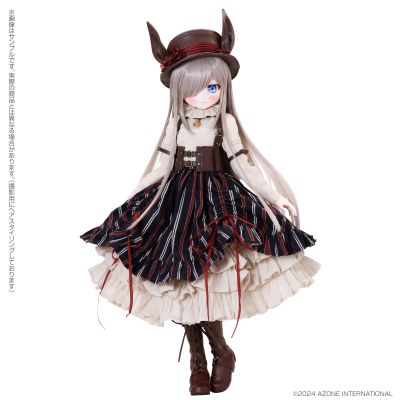 AOD526-IBM 艾莉丝收集 小型 伊绪/兔子茶会穿搭套装 ～月光银～ AZONE网上商店限定