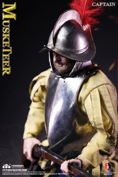 SE138 帝国系列-西班牙征服者火枪步兵长（白铜版）