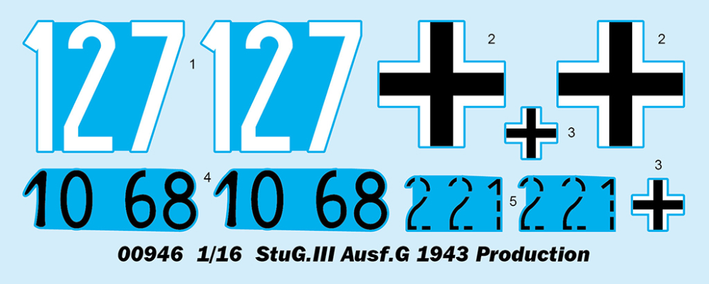 编号:00946 1/16 装甲车辆系列 德国III号突击炮G型1943年量产型