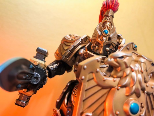 战锤40000 皇帝禁军 装备哨戒之刃和戍卫盾牌的禁军卫队