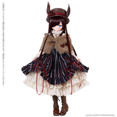 AOD526-IBC 艾莉丝收集 小型 伊绪/兔子茶会穿搭套装 ～酒心巧克力黑～ AZONE网上商店限定