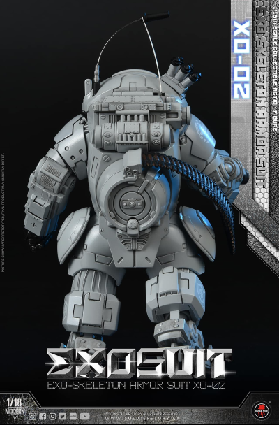SSE002 1/18 EXO 外骨骼装甲服XO-02 可动收藏人偶