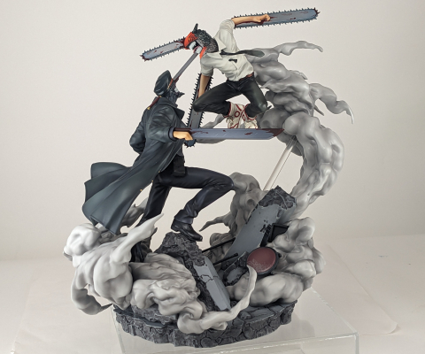 链锯人超级场景 链锯人 链锯人大战武士刀