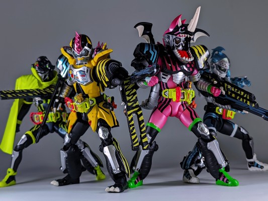 S.H.F 假面骑士：艾克赛德  假面骑士狂飙 猎人摩托玩家 等级5