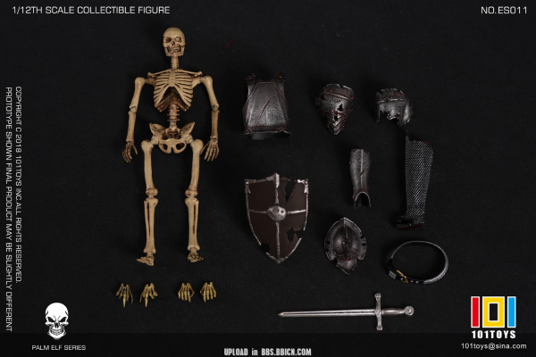 NO.ES011 掌上精灵系列 骷髅中世纪骑士B