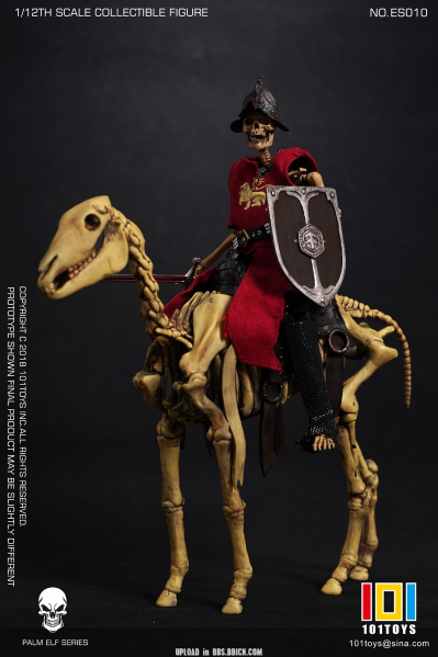 NO.ES010 掌上精灵系列 骷髅中世纪骑士A