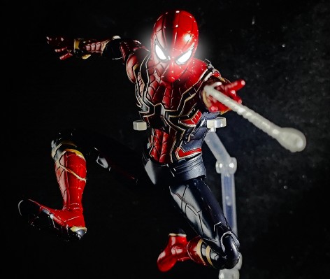 超英宇宙计划1/12蜘蛛侠系列［耀拼级］ 钢铁蜘蛛侠