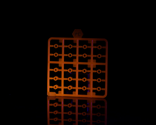 六角机牙 EX单元002 彩色六角 橙色