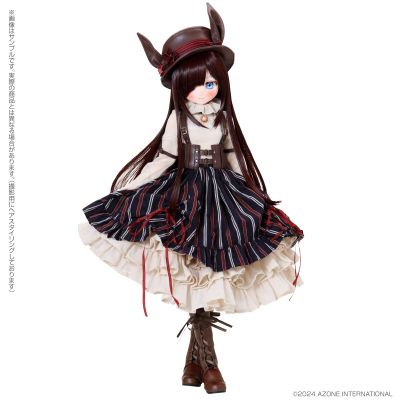 AOD526-IBC 艾莉丝收集 小型 伊绪/兔子茶会穿搭套装 ～酒心巧克力黑～ AZONE网上商店限定