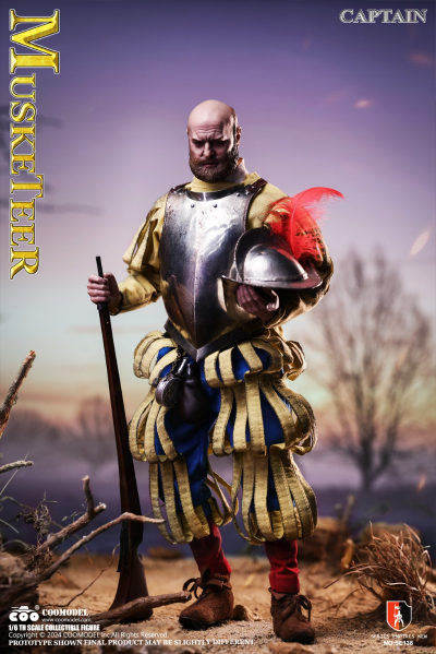 SE138 帝国系列-西班牙征服者火枪步兵长（白铜版）